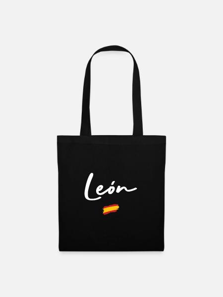 León - Stoffbeutel - Schwarz