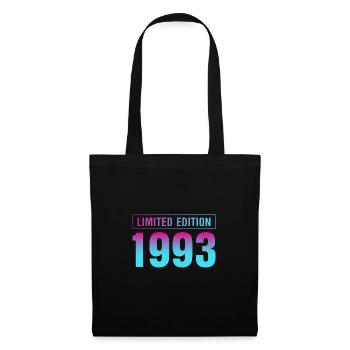 Limited Edition 1993 30. Geburtstag - Stoffbeutel - Schwarz - Vorne