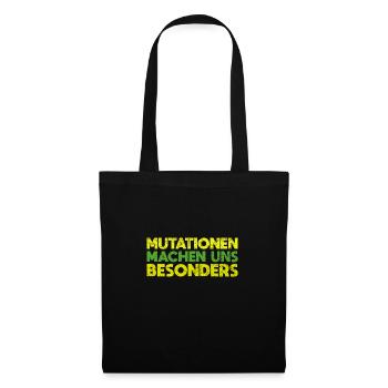 Mutationen Machen Uns Besonders - Stoffbeutel - Schwarz - Vorne