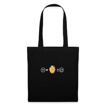 Le miel apporte de la joie - Sac en tissu - noir - Devant