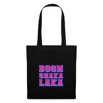 boom shaka laka - Sac en tissu - noir - Devant