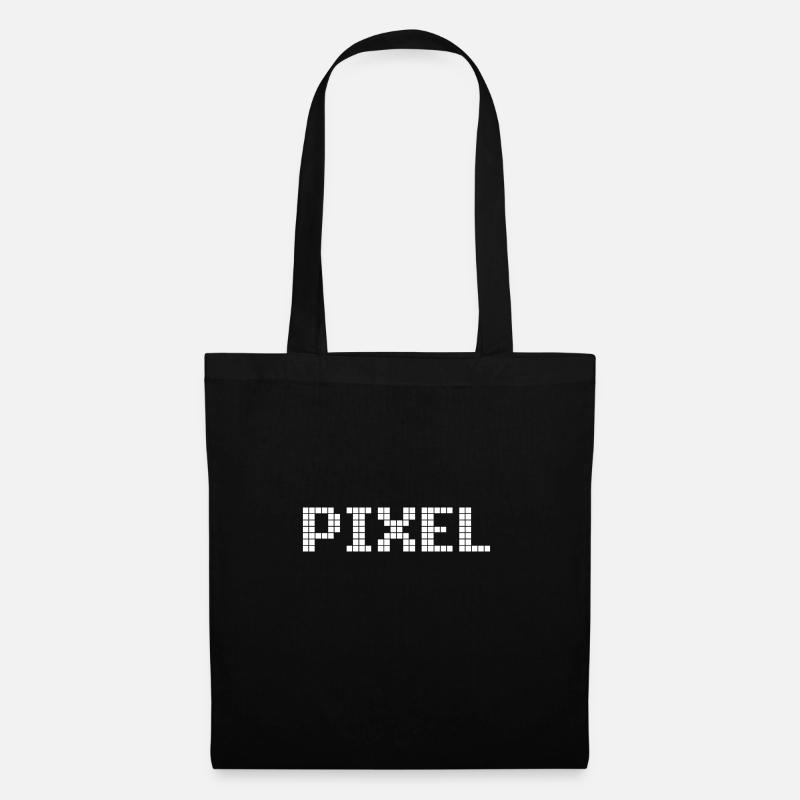Pixel - Stoffbeutel - Schwarz