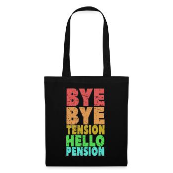 Pension - Sac en tissu - noir - Devant