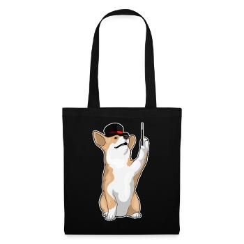 Corgi Wizard Wand - Tote Bag - black - Front