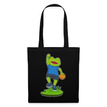 Frog Basketball Player Basketball - Tote Bag - black - Front