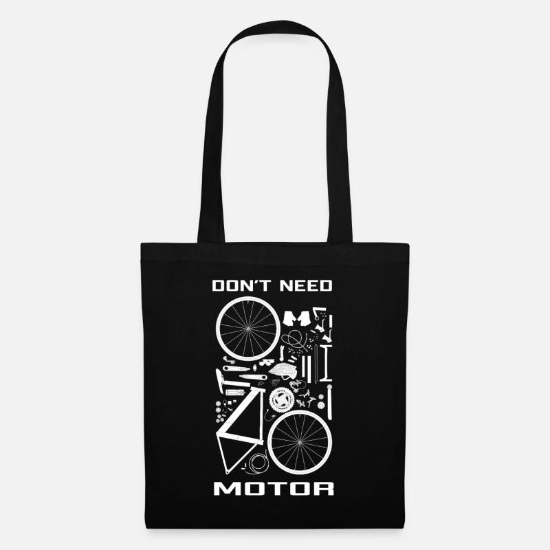 Don't need motor,  just your legs !  - Tote Bag - black