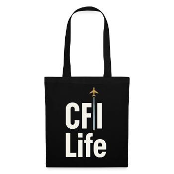 Flight Instructor Cfi Pilot Aviation Instructor - Tote Bag - black - Front
