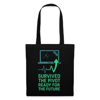 Startup Founder Survivor Burnout Recover - Tote Bag - black - Front