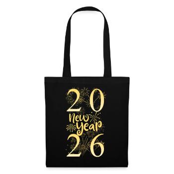 Happy New Year 2026 New Year New Year - Sac en tissu - noir - Devant