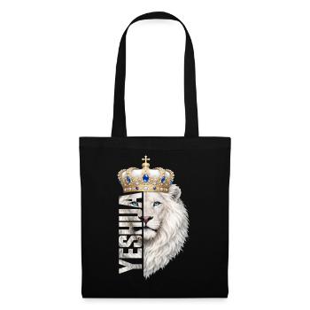 Lion of Judah, King Jesus, Son of Yahweh, Christian - Tote Bag - black - Front