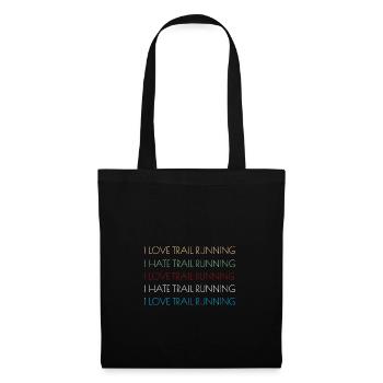 Trail Runner Running Jogging Jogger I Gift - Sac en tissu - noir - Devant