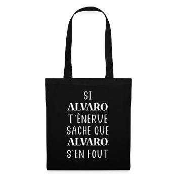 Alvaro - Sac en tissu - noir - Devant