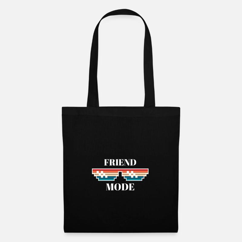 Fun Vintage Friend Mode - Tote Bag - black