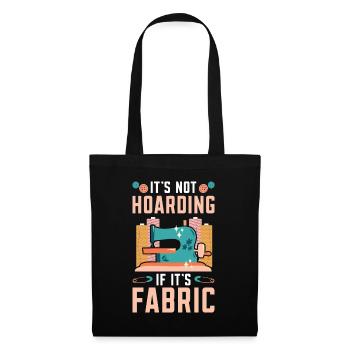 Ce n’est pas de la thésaurisation si c’est du tissu, du crochet, de la couture - Sac en tissu - noir - Devant