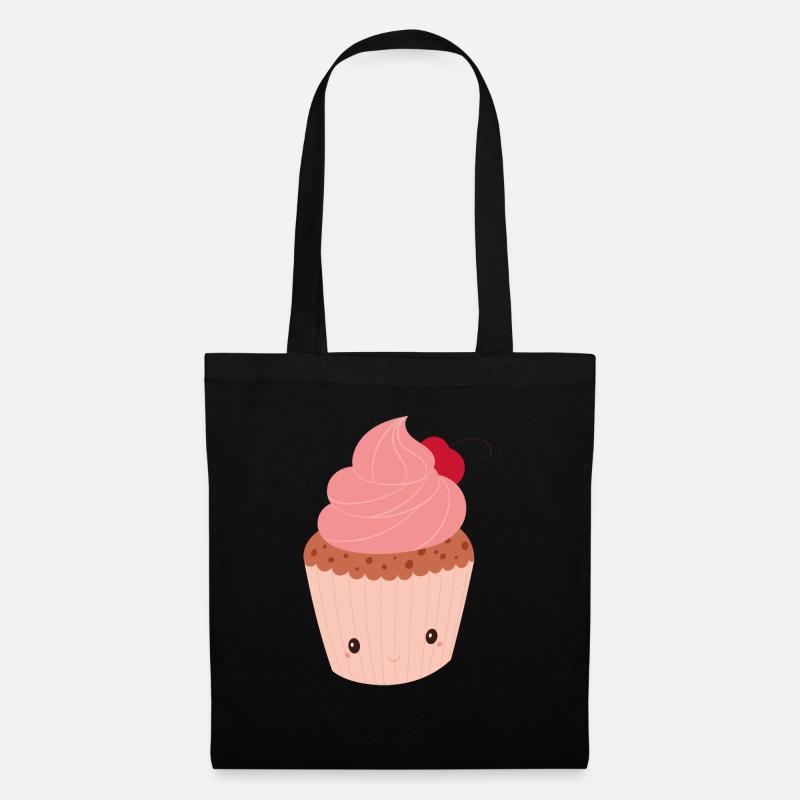 Muffin - Stoffbeutel - Schwarz