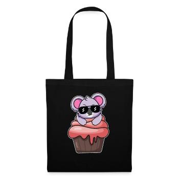 koala cupcake - Tote Bag - black - Front