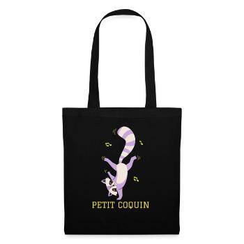 petit coquin - bébé - Sac en tissu - noir - Devant