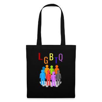 Les LGBTQ - Sac en tissu - noir - Devant