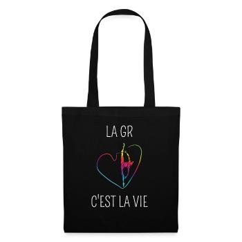 la gymnastique rythmique c'est la vie - Sac en tissu - noir - Devant
