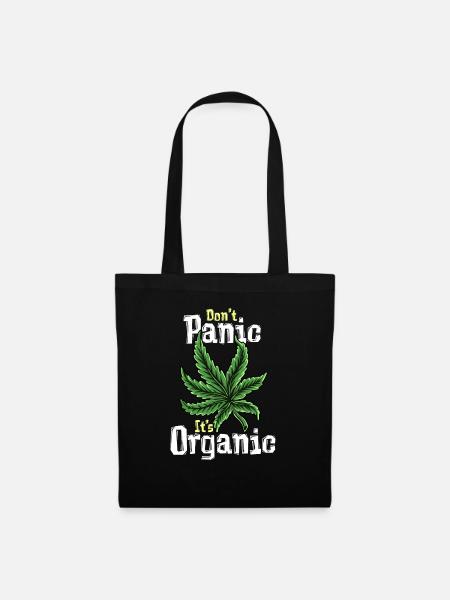 Cannabis - Stoffbeutel - Schwarz