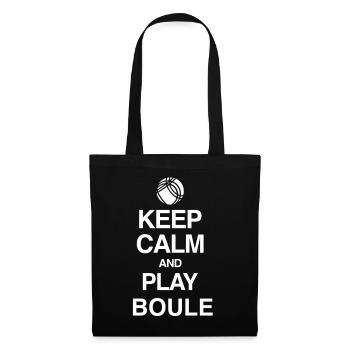 BOULE CHEMISE - Sac en tissu - noir - Devant