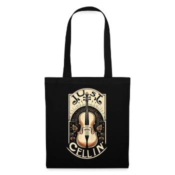Juste Cellin' 7 - Sac en tissu - noir - Devant