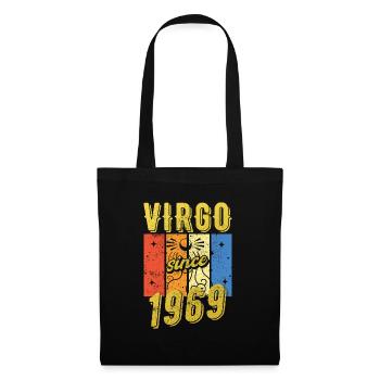 Vierge 1969 Cadeau d’anniversaire du zodiaque - Sac en tissu - noir - Devant