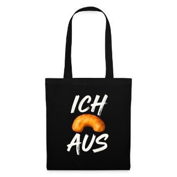 Lustiger Spruch Humor Ich Flip Aus Geschenkidee - Stoffbeutel - Schwarz - Vorne