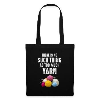 Crocheting Crochet Knitting Crocheter Funny - Tote Bag - black - Front