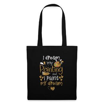 Peintre Peinture Métiers de couleur - Sac en tissu - noir - Devant