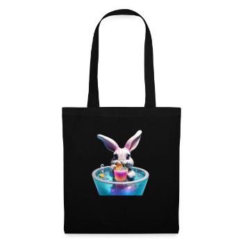 Bunny Magarita - Stoffbeutel - Schwarz - Vorne