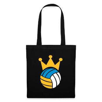 Beachvolleyball - Stoffbeutel - Schwarz - Vorne
