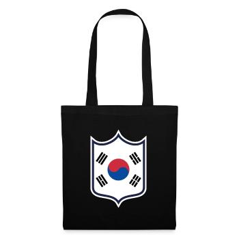 Corée du Sud - Sac en tissu - noir - Devant