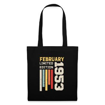 February 1953 - February 1953 Birthday Gift - Tote Bag - black - Front