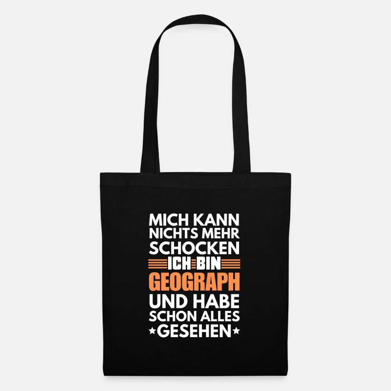 Non-shockable geographer - Tote Bag - black