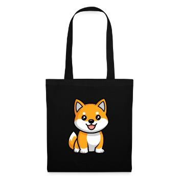 Shiba Inu Dog Cute - Tote Bag - black - Front