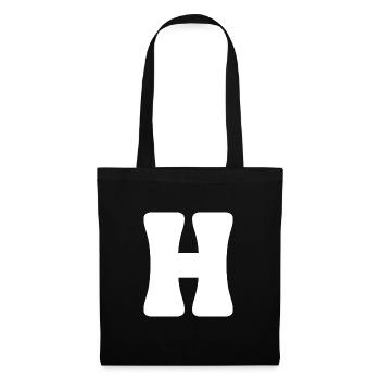 H - Tote Bag - black - Front