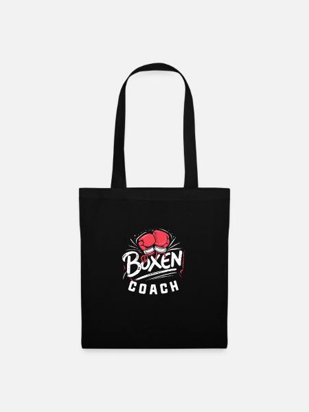 Boxsport-Coach - Stoffbeutel - Schwarz