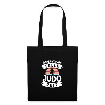 Danke, tolle Zeit beim Judo - Stoffbeutel - Schwarz - Vorne