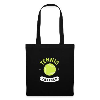 Tennisball-Trainer Perfektes Tennis-Gadget - Stoffbeutel - Schwarz - Vorne