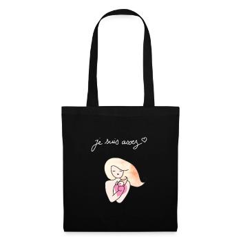 enoughwhite - Sac en tissu - noir - Devant