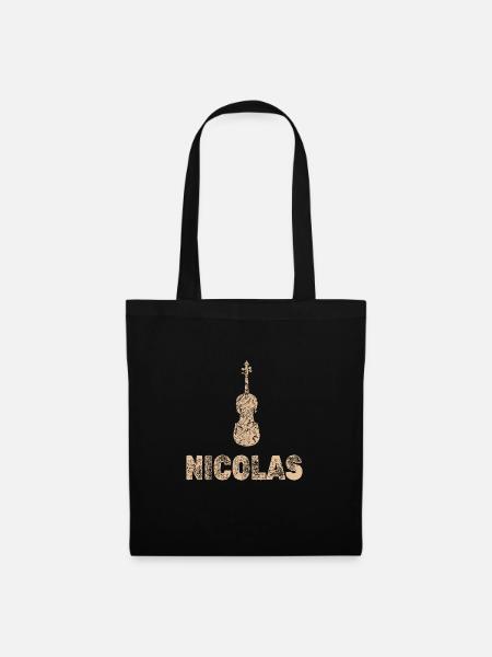 Nicolas - Stoffbeutel - Schwarz
