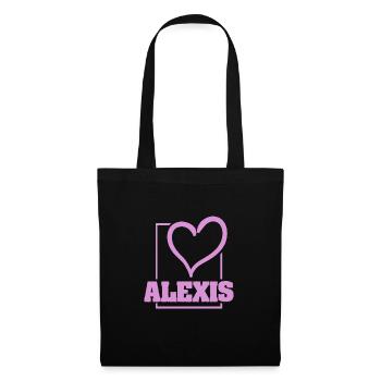 Alexis - Stoffbeutel - Schwarz - Vorne