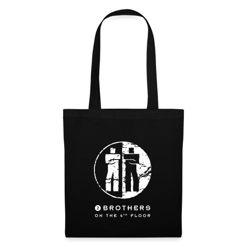 2 Brothers White text - Tote Bag