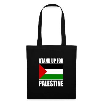stand up for palestine - Sac en tissu - noir - Devant