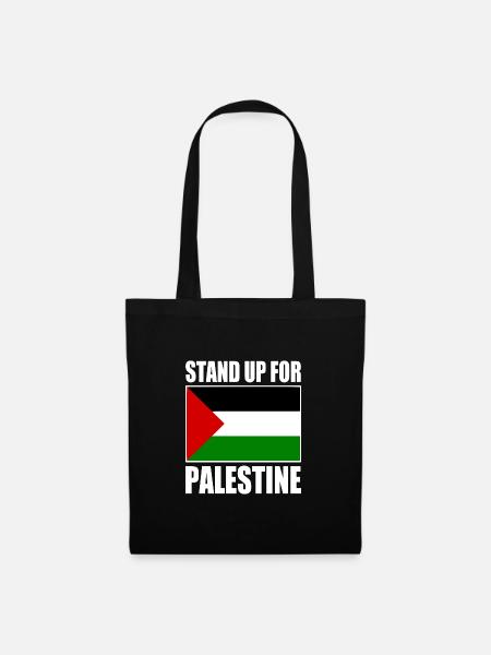 stand up for palestine - Stoffbeutel - Schwarz