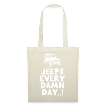 Jeeps Every Damn Day - Tote Bag - nature - Front