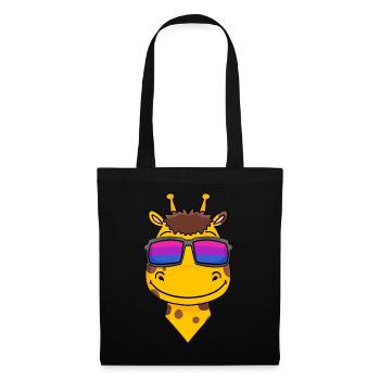 Bisexuell Giraffe Geschenk - Stoffbeutel - Schwarz - Vorne