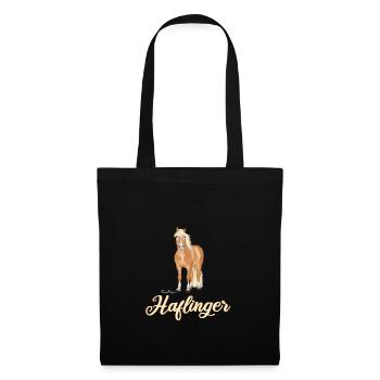 beautiful Haflinger with bright font - Tote Bag - black - Front
