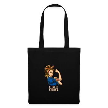 LGBTQ - Girl Tattoo Strong - Coffee Lover - Sac en tissu - noir - Devant
